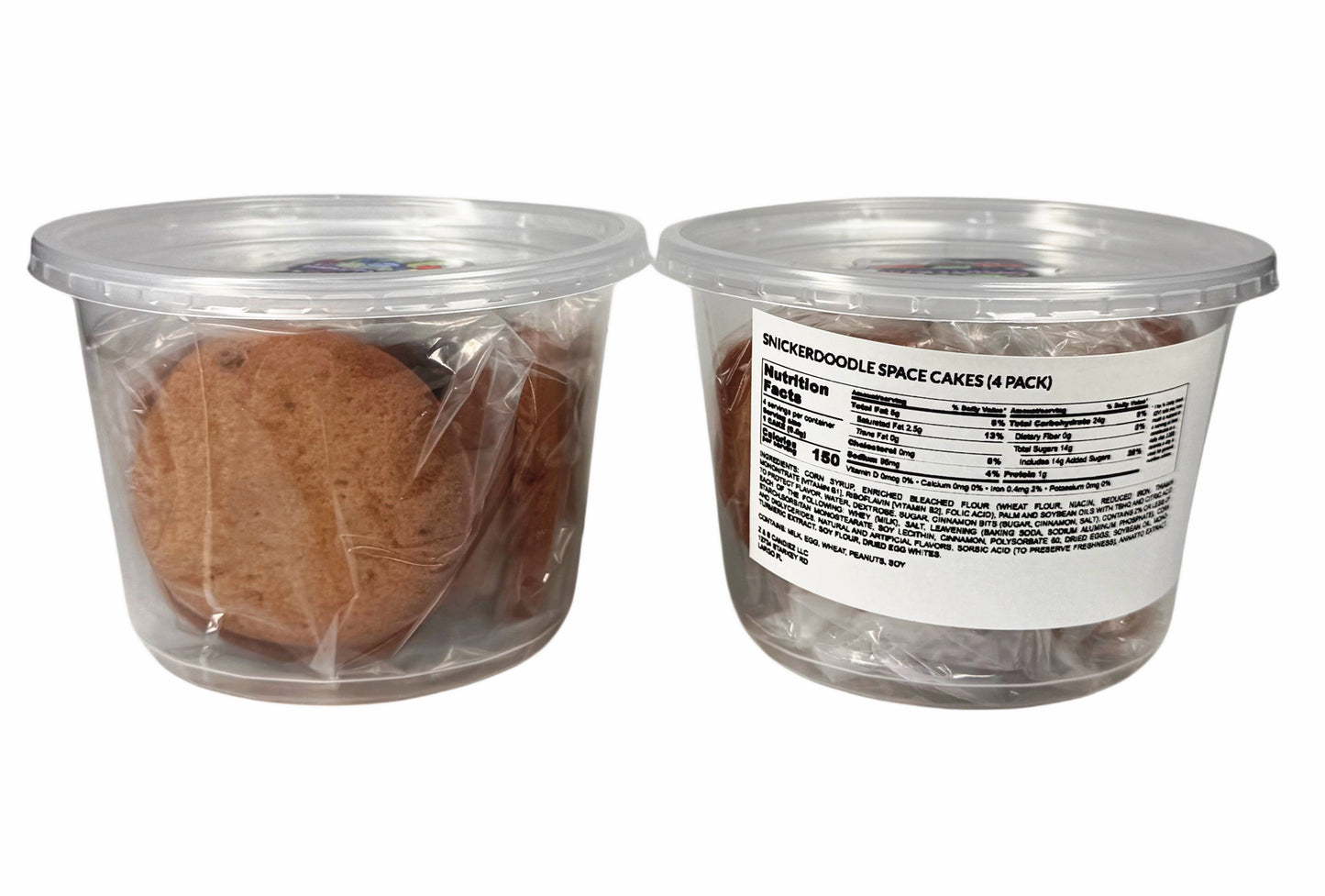 SNICKERDOODLE SPACE CAKES (4 PACK) (LIMITED TIME)
