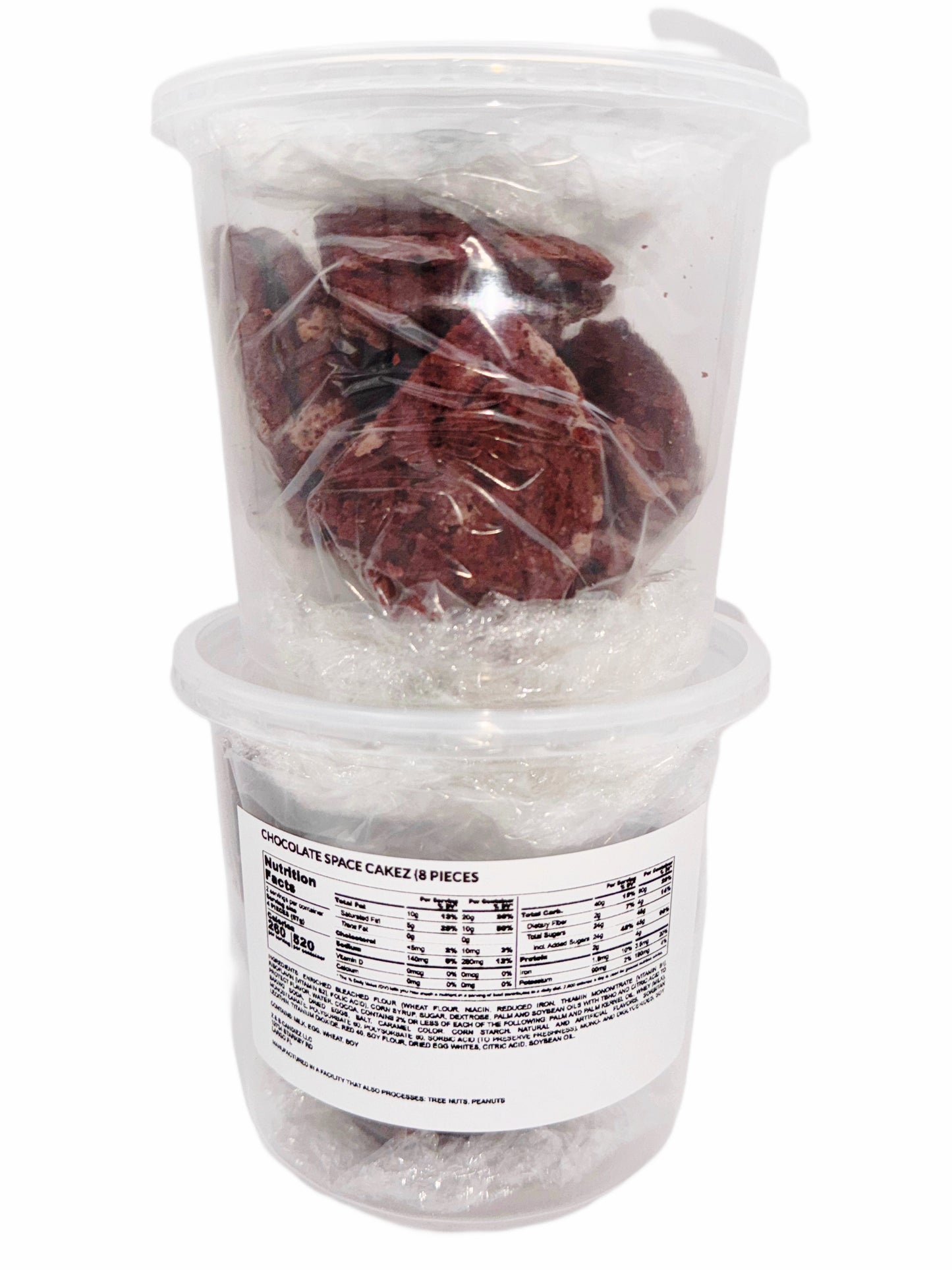 CHOCOLATE SPACE CAKES FREEZE DRIED (8 PIECES)
