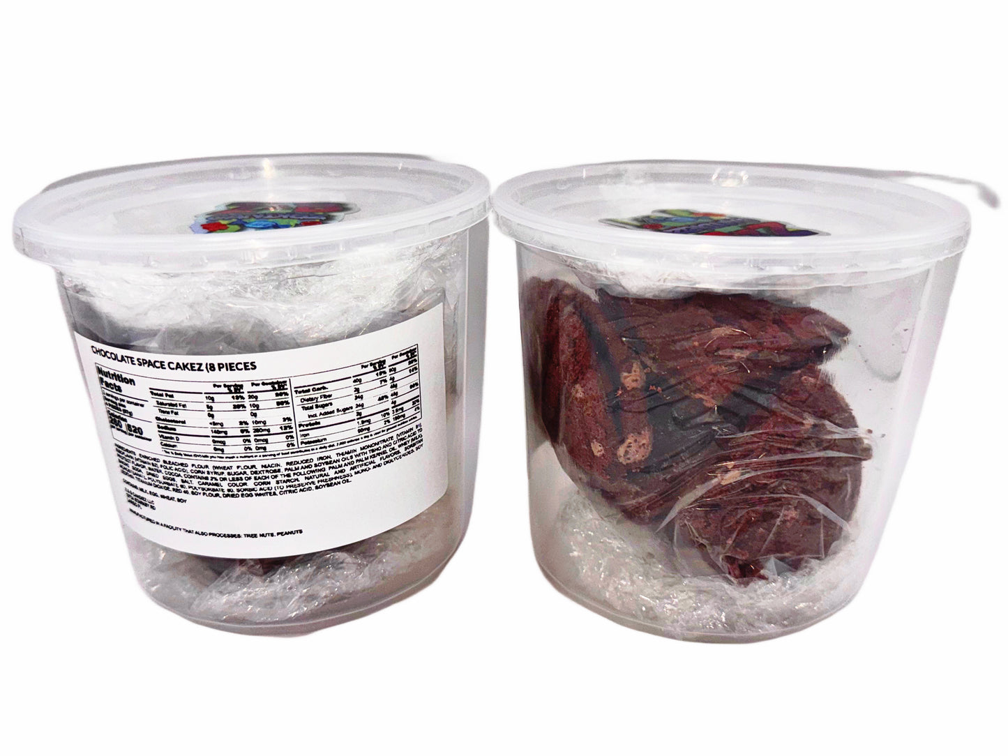 CHOCOLATE SPACE CAKES FREEZE DRIED (8 PIECES)