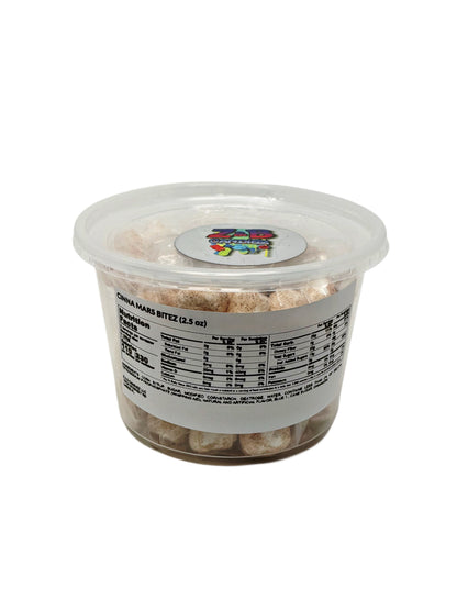 FRUITY OR CINNA MARS BITES (2.5 oz) (coated freeze dried Marshmallows)