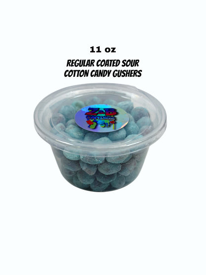COTTON CANDY GUSHERZ (sour or sweet) (multiple sizes)