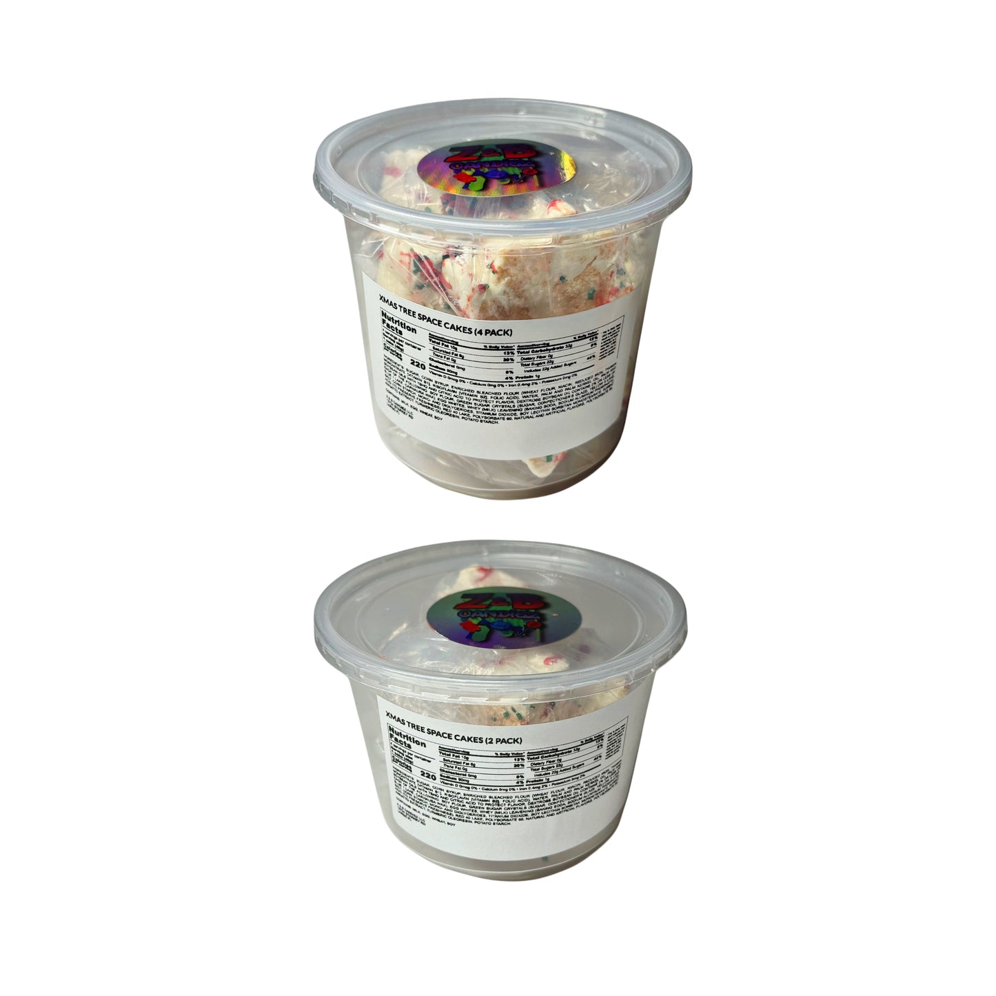 Christmas tree space cakes (limited time only)