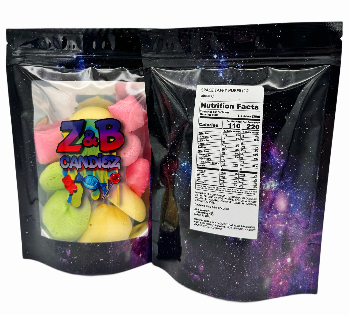 SPACE TAFFY PUFFS (12 pieces)