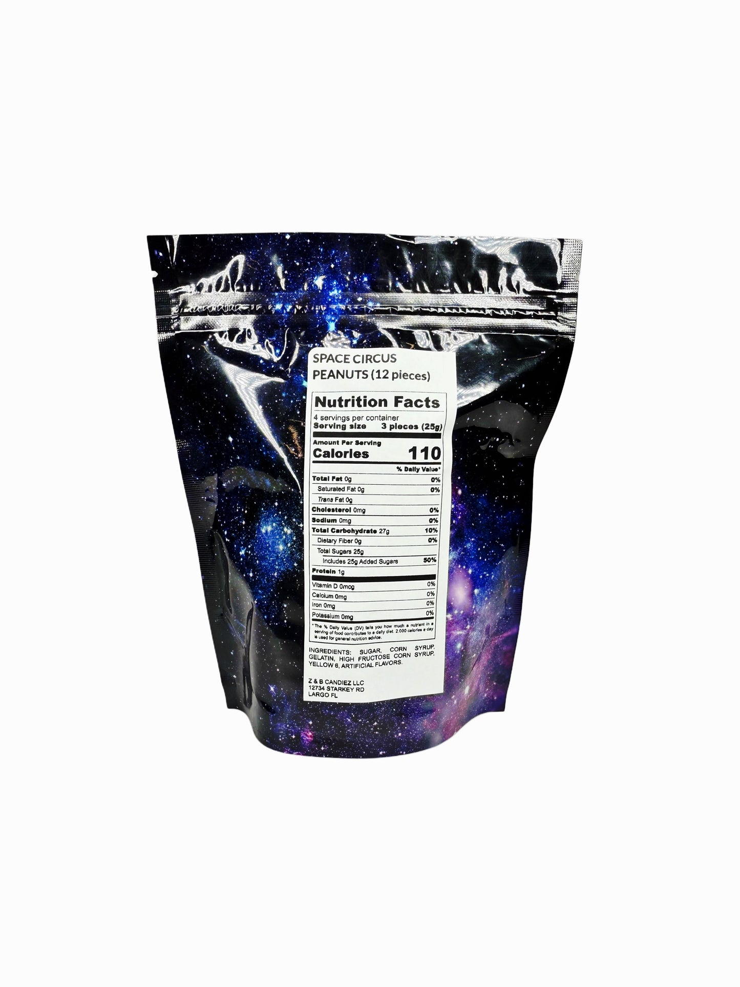 SPACE CIRCUS PEANUTS (12 COUNT)